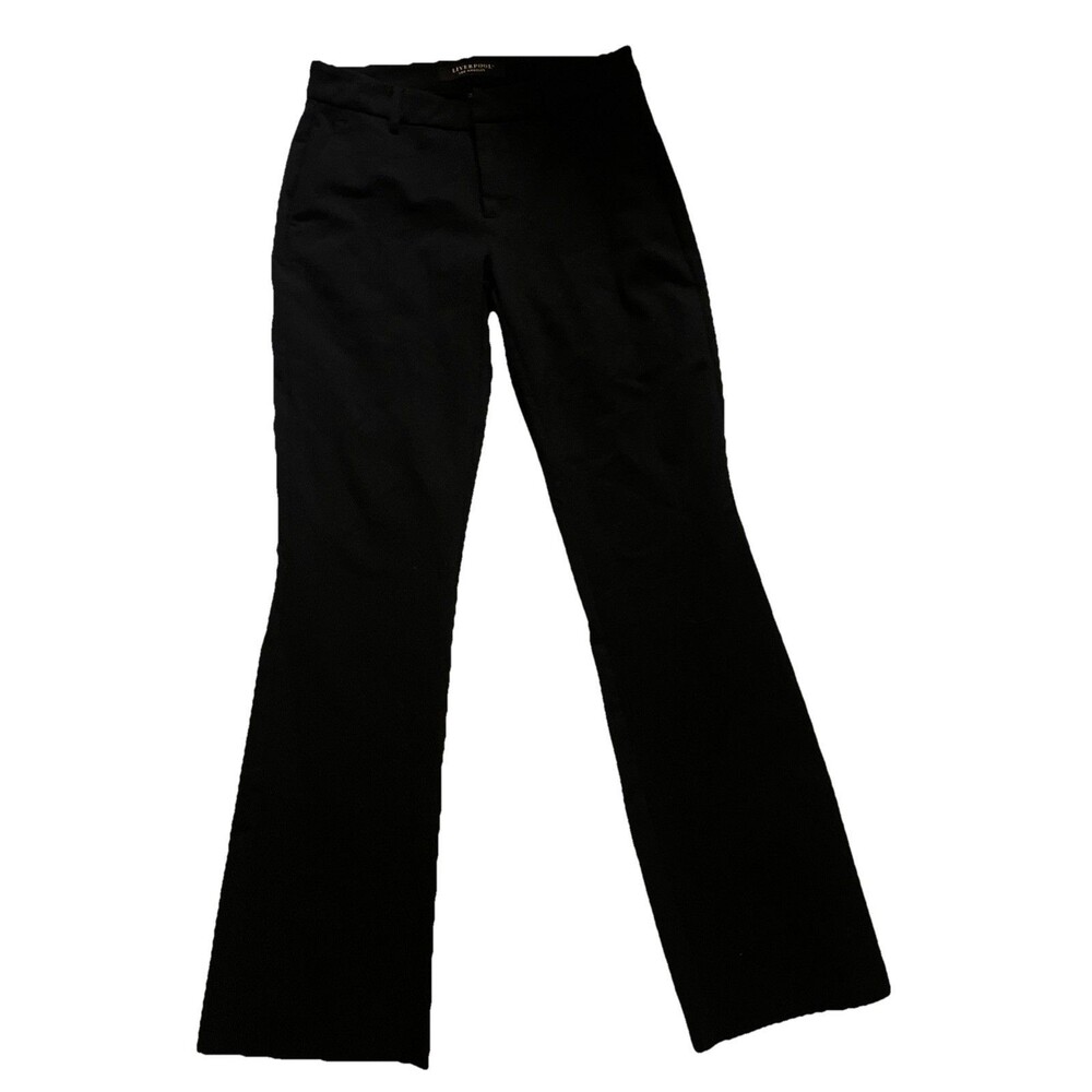 Liverpool Los Angeles Black Stretch Pants Work Trousers 26/2